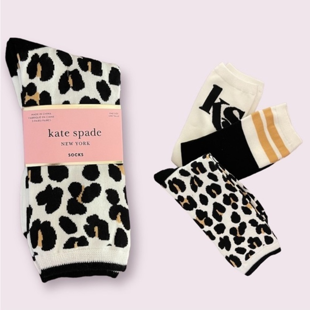 Kate Spade 3PCK Crew Trouser Socks